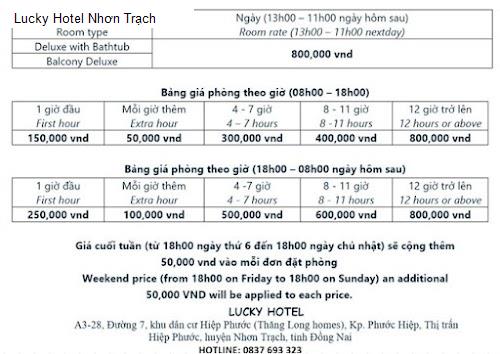 Chất lượng Lucky Hotel Nhơn Trạch