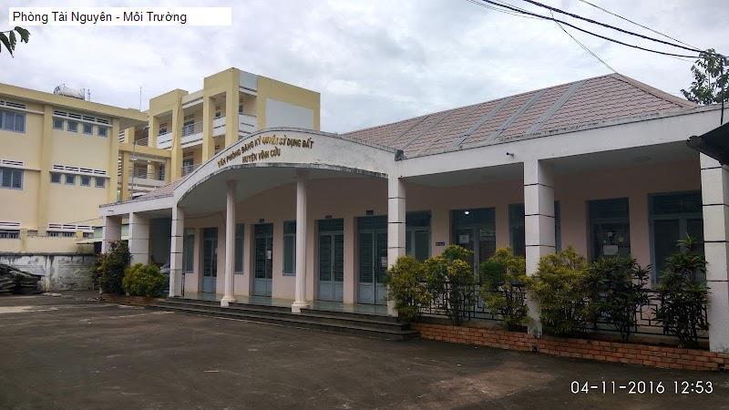 Phòng Tài Nguyên - Môi Trường