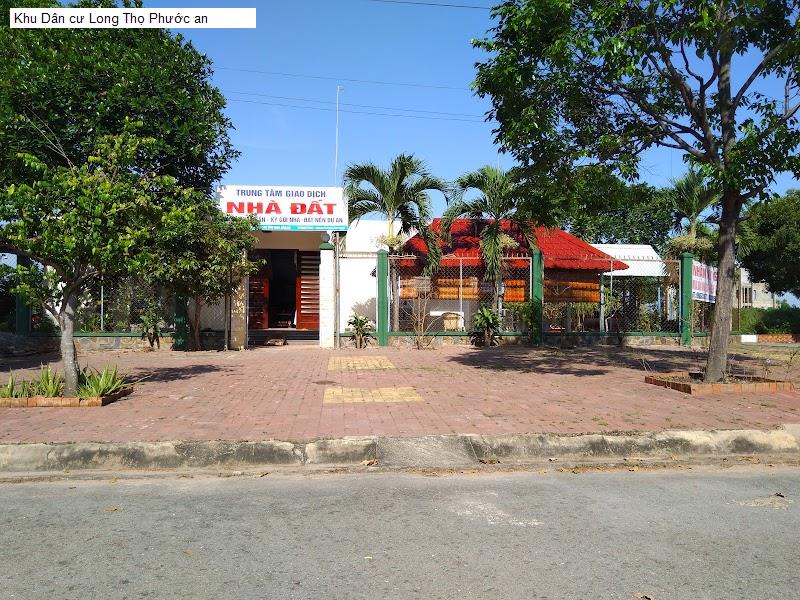 Khu Dân cư Long Thọ Phước an